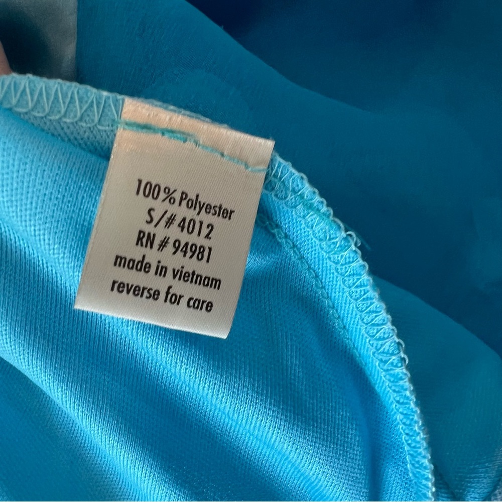 Forever 21 Shirt Length Mini Dress | NWT | Flaws | Blue Ombre Tulle | Fairycore - Picture 11 of 16